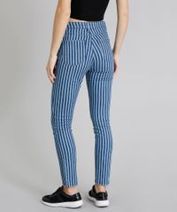 Calca-Jeans-Feminina-Skinny-Listrada-com-Bolsos-Azul-Medio-9219883-Azul_Medio_2
