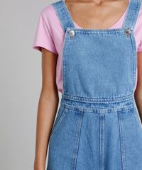 Macacao-Jeans-Feminino-Pantacourt-com-Bolsos-Azul-Claro-9314905-Azul_Claro_5