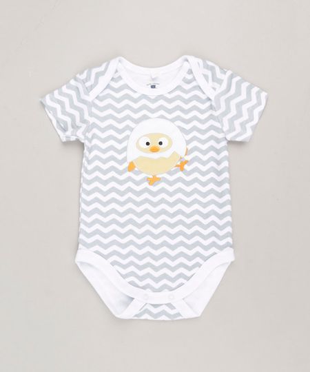 Body-Infantil-Pintinho-Estampado-Chevron-Manga-Curta-Gola-Redonda-em-Algodao---Sustentavel--Off-White-9110023-Off_White_1