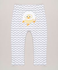 Calca-Infantil-Pintinho-Estampada-Chevron-em-Algodao---Sustentavel-Off-White-9110021-Off_White_1