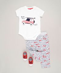 Calca-Infantil-Estampada-de-Carros-em-Moletom-de-Algodao---Sustentavel-Cinza-Mescla-Claro-9118900-Cinza_Mescla_Claro_3