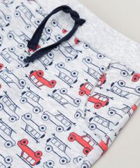Calca-Infantil-Estampada-de-Carros-em-Moletom-de-Algodao---Sustentavel-Cinza-Mescla-Claro-9118900-Cinza_Mescla_Claro_4
