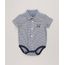 Body-Polo-Infantil-Estampado-Xadrez-com-Bordado-Manga-Curta-em-Algodao---Sustentavel-Azul-Marinho-9120603-Azul_Marinho_1