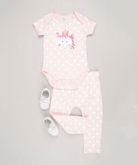 Body-Infantil-Unicornio-Estampado-de-Coracoes-Manga-Curta-Decote-Redondo-em-Algodao---Sustentavel-Rosa-Claro-9109982-Rosa_Claro_3
