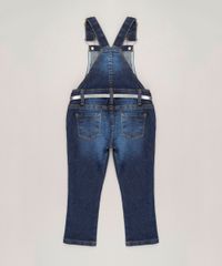 Macacao-Jeans-Infantil-com-Puidos-e-Cinto-Azul-Escuro-9140484-Azul_Escuro_2