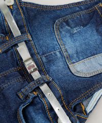 Macacao-Jeans-Infantil-com-Puidos-e-Cinto-Azul-Escuro-9140484-Azul_Escuro_3