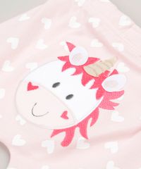 Calca-Infantil-Unicornio-Estampada-de-Coracao-em-Algodao---Sustentavel-Rosa-Claro-9109980-Rosa_Claro_4