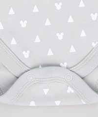 Body-Infantil-de-Algodao-Estampado-Mickey-Manga-Curta-Cinza-Claro-9584527-Cinza_Claro_6