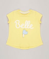 Blusa-Infantil--Belle--com-Estampa-Interativa-Manga-Curta-Decote-Redondo-Amarela-9264822-Amarelo_1 Blusa-Infantil--Belle--com-Estampa-Interativa-Manga-Curta-Decote-Redondo-Amarela-9264822-Amarelo_1