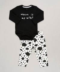 Conjunto-Infantil-de-Body-Manga-Longa-Preto---Calca-Estampada-Animal-Print-Off-White-9238737-Off_White_1