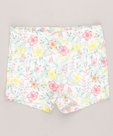 Short-Infantil-Estampado-Floral-em-Algodao---Sustentavel-Off-White-9158423-Off_White_1