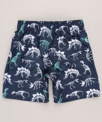 Bermuda-Surf-Infantil-Estampada-de-Esqueletos-de-Dinossauro-com-Velcro-e-Cordao-Azul-Marinho-9245071-Azul_Marinho_2