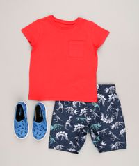 Bermuda-Surf-Infantil-Estampada-de-Esqueletos-de-Dinossauro-com-Velcro-e-Cordao-Azul-Marinho-9245071-Azul_Marinho_3