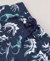 Bermuda-Surf-Infantil-Estampada-de-Esqueletos-de-Dinossauro-com-Velcro-e-Cordao-Azul-Marinho-9245071-Azul_Marinho_4