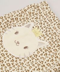 Calca-Infantil-Gatinha-Estampada-Animal-Print-em-Algodao---Sustentavel-Bege-8934412-Bege_4