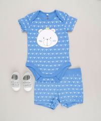 Bermuda-Infantil-Ursinho-Estampado-Geometrico-em-Algodao---Sustentavel-Azul-9110028-Azul_3