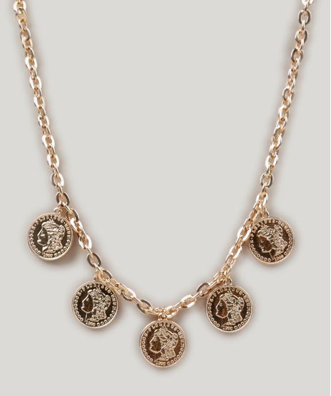 Gargantilha-Choker-Feminina-com-Pingente-de-Argola-Dourada-9207500-Dourado_1