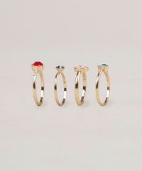 Kit-de-4-Aneis-Femininos-com-Pedraria-Dourado-9207526-Dourado_1