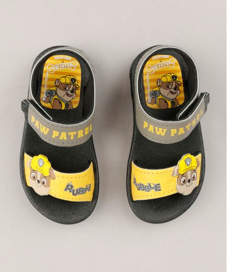 Sandalia-Papete-Infantil-Patrulha-Canina-Rubble-Preto-9260064-Preto_1