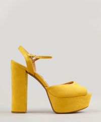 Sandalia-Feminina-Vizzano-Meia-Pata-em-Suede-Amarela-9271408-Amarelo_1