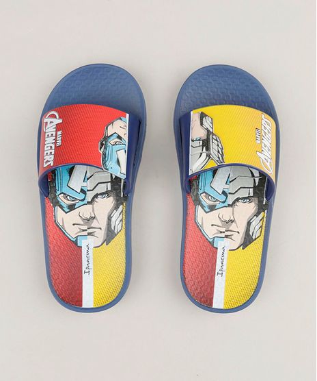 Chinelo-Slide-Infantil-Os-Vingadores-Capitao-America-e-Thor-Azul-Marinho-9267748-Azul_Marinho_1