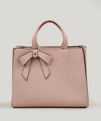 Bolsa-Feminina-Tote-com-Laco-e-Alca-Transversal-Removivel-Rose-9197796-Rose_1