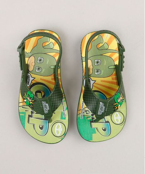 Chinelo-Infantil-PJ-Masks-Lagartixo-Grendene-Verde-Militar-9214656-Verde_Militar_1