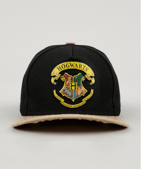Bone-Infantil-Aba-Reta-Hogwarts-Harry-Potter-com-Suede-Preto-9238602-Preto_1