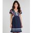Vestido-Feminino-Curto-com-Estampa-de-Listras-e-Folhagens-Manga-Curta-Decote-V-Azul-Marinho-9223862-Azul_Marinho_1