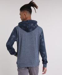 Blusao-Masculino-em-Moletom-com-Estampa-Floral-e-Bolso-Manga-Longa-Azul-8843326-Azul_2