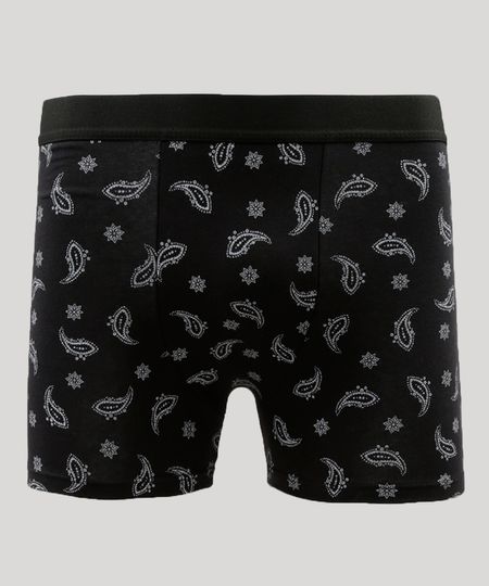 Cueca-Boxer-Estampada-de-Bandana-Preta-8960774-Preto_1