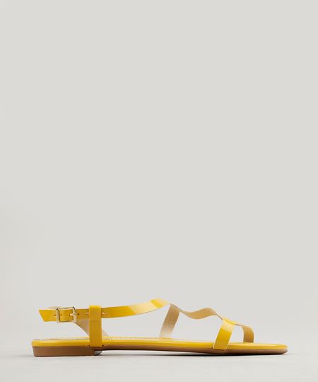 Rasteira-Feminina-Moleca-em-Verniz-Amarela-9248650-Amarelo_1