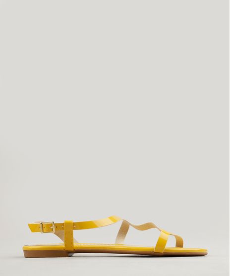 Rasteira-Feminina-Moleca-em-Verniz-Amarela-9248650-Amarelo_1