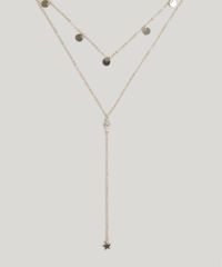 Kit-de-2-Gargantilhas-Choker---Colar-Longo-com-Pingentes-Dourado-9218895-Dourado_1