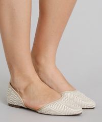 Sapatilha-Feminina-Via-Uno-Bico-Fino-Texturizada-Bege-9246414-Bege_2