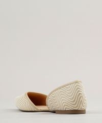 Sapatilha-Feminina-Via-Uno-Bico-Fino-Texturizada-Bege-9246414-Bege_3