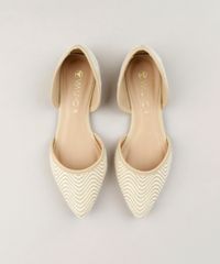 Sapatilha-Feminina-Via-Uno-Bico-Fino-Texturizada-Bege-9246414-Bege_4