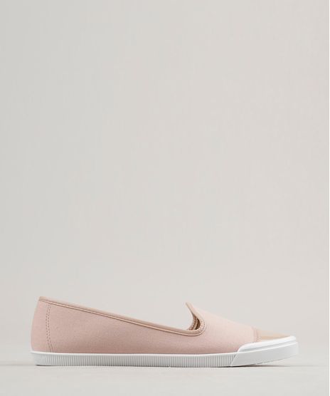 Sapatilha-Feminina-Moleca-em-Lona-com-Verniz-Rose-9272400-Rose_1