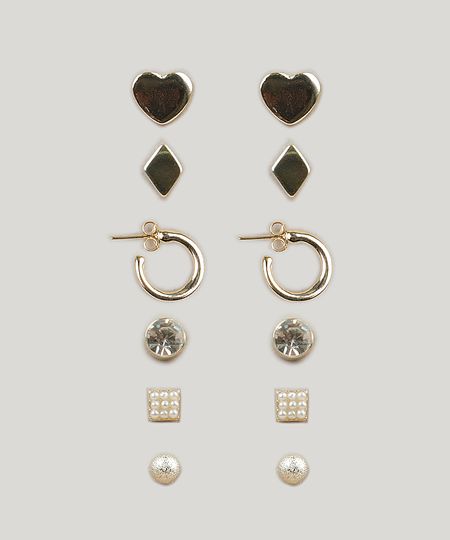 Kit-de-6-Brincos-Femininos-Dourado-8970779-Dourado_1 Kit-de-6-Brincos-Femininos-Dourado-8970779-Dourado_1