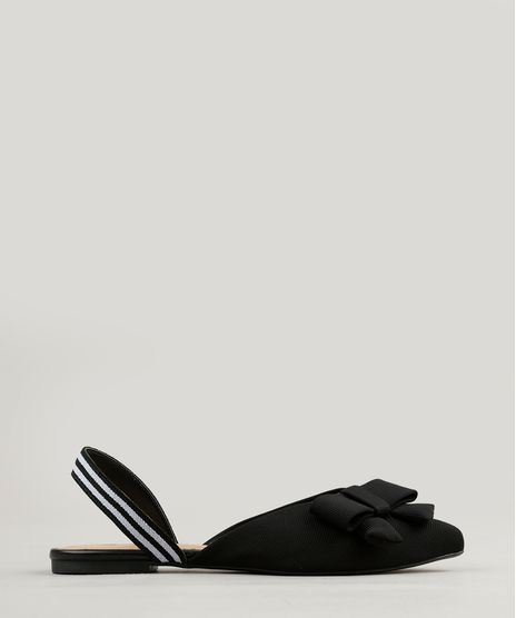 Sapatilha-Feminina-Via-Uno-Bico-Fino-com-Laco-Preta-9246461-Preto_1