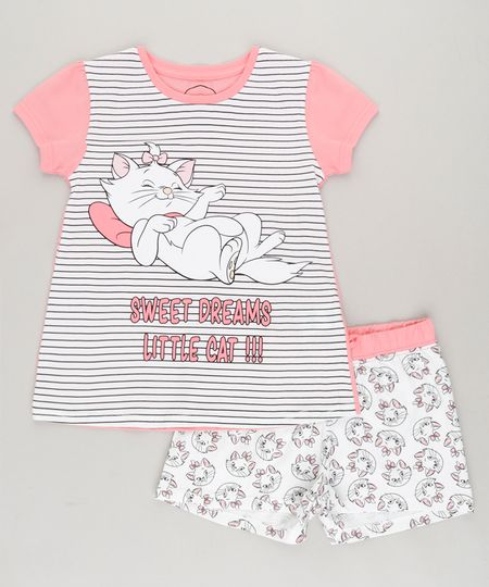Pijama-Infantil-Marie-Manga-Curta-em-Algodao---Sustentavel-Rosa-9223606-Rosa_1