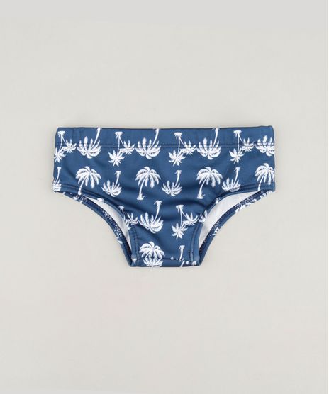 Sunga-Infantil-Estampada-de-Coqueiros-Azul-Marinho-9228987-Azul_Marinho_1