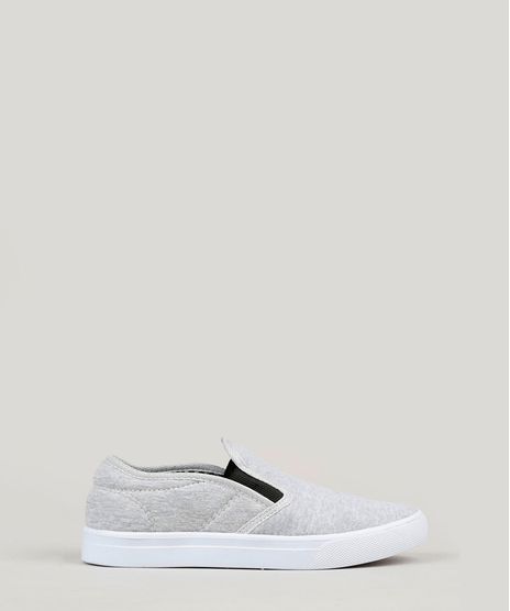Tenis-Infantil-Ollie-Slip-On-Cinza-Mescla-9258450-Cinza_Mescla_1