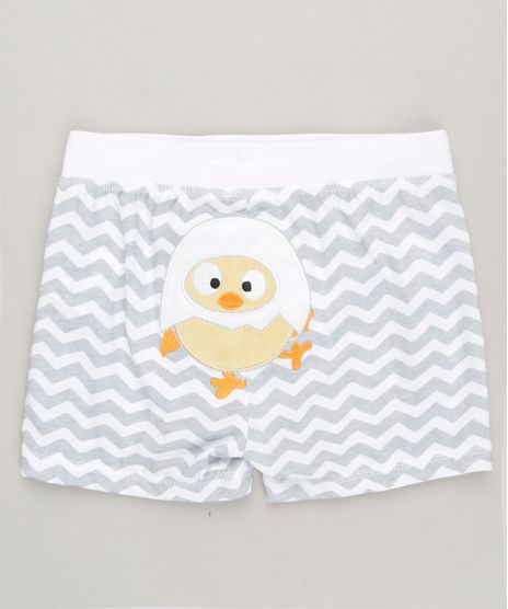 Short-Infantil-Pintinho-Estampado-Chevron-em-Algodao---Sustentavel-Off-White-9110027-Off_White_1