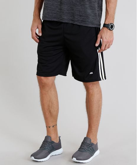 Bermuda-Masculina-Esportiva-de-Treino-Ace-com-Listras-Laterais-Preta-8525016-Preto_1