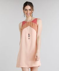Vestido-Feminino-Curto-com-Recortes-Geometricos-Decote-Redondo-Rose-9199654-Rose_1