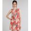 Vestido-Feminino-Curto-Estampado-de-Folhagens-Decote-Redondo-Coral-9199207-Coral_1