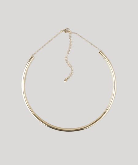 Gargantilha-Feminina-Choker-em-Metal-Dourado-9204067-Dourado_1