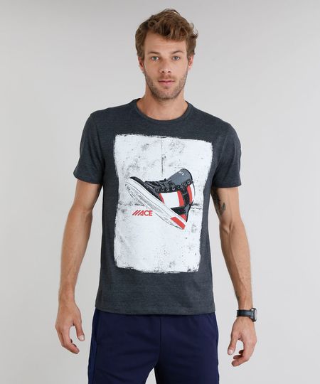 Camiseta-Masculina-Esportiva-Ace-com-Estampa-de-Tenis-Manga-Curta-Gola-Careca-Cinza-Mescla-Escuro-9215923-Cinza_Mescla_Escuro_1