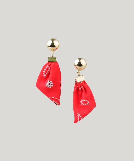 Brinco-Feminino-com-Pingente-de-Bandana-Dourado-9204054-Dourado_1